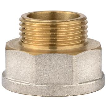 Переходник латунь ВР/НР Ду 15x25 (1/2"х1")