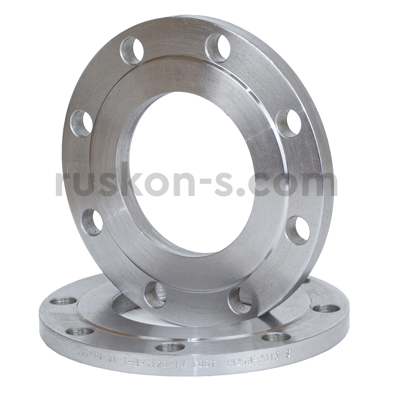 Фланец стальной свободный на приварном кольце Ду 100 Ру 25 ГОСТ 33259 Техкомплект